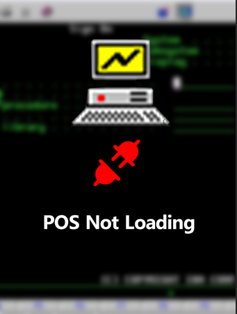 POS not loading unable to connect