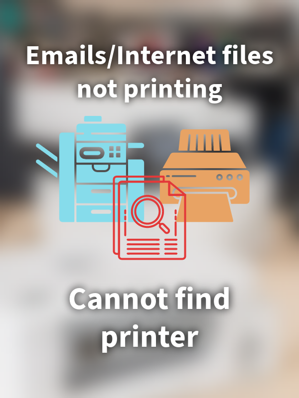 Cannot print to my printer