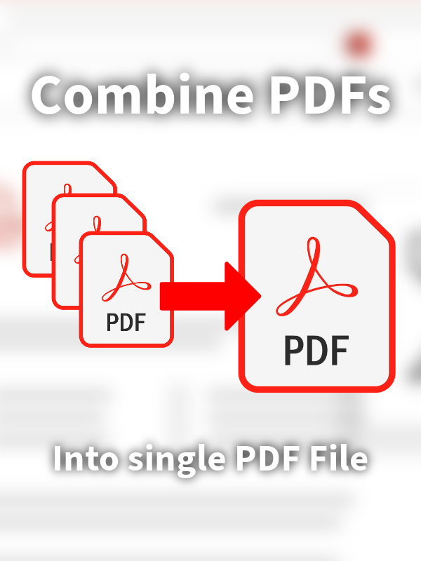 Combine PDFs into single PDF...