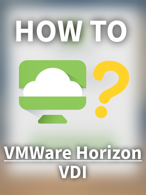 How To use VDI