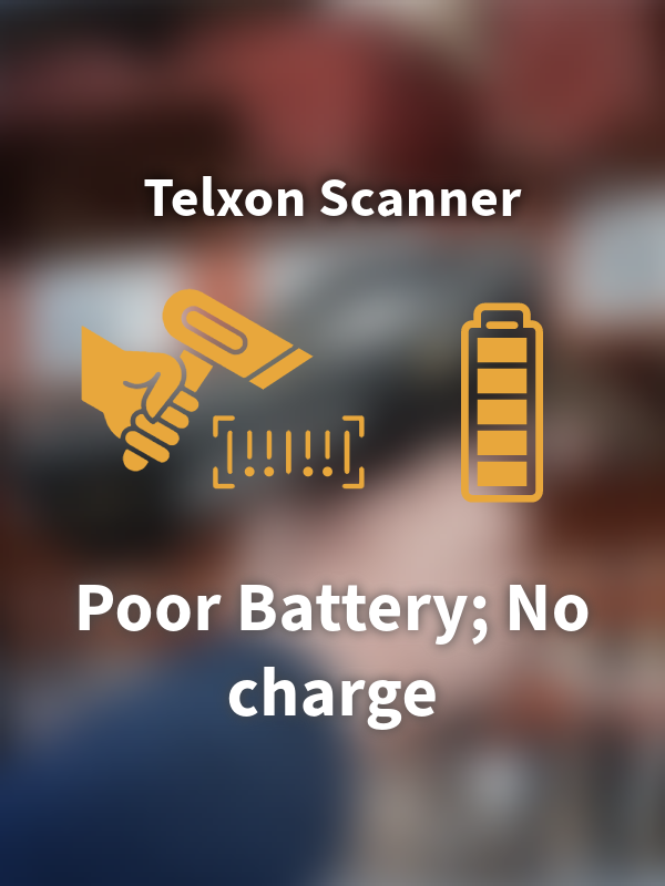 Telxon Batteries Not Charging...